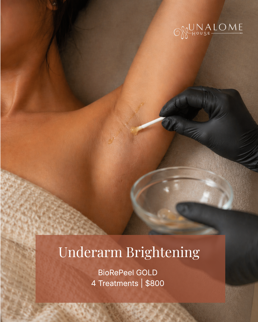Underarm BioReePeel gold Treatment